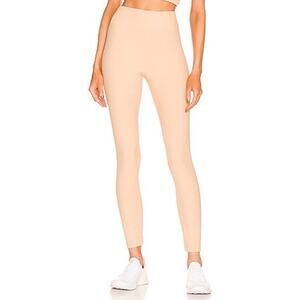 All Access NYC Bandier Tan Rib Center Stage Legging Candied Ginger Color Size XS